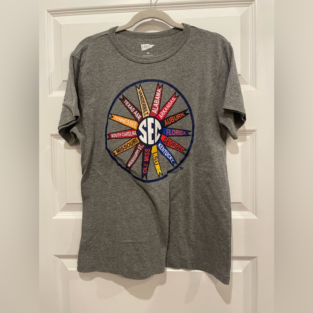 Lauren James- Gray SEC Tee- Size Medium